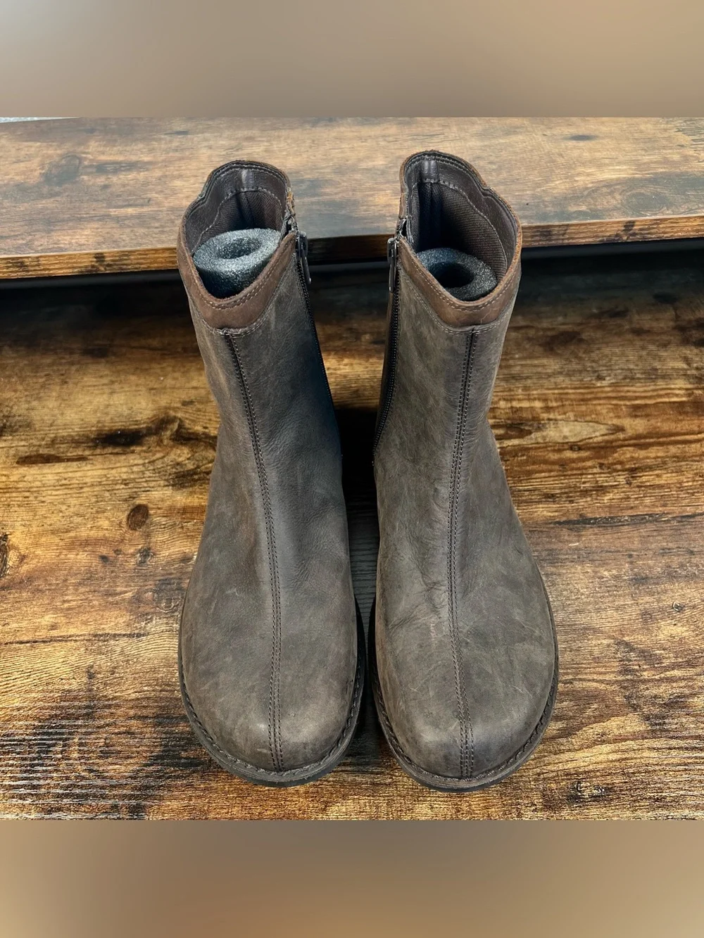 Merrell Boots Waterproof Brown Espresso Captiva Launch Mid Leather women's 8.5